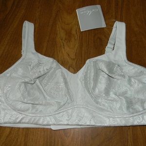 36DD Mia Amoena Silver Priscilla Comfort + Bra